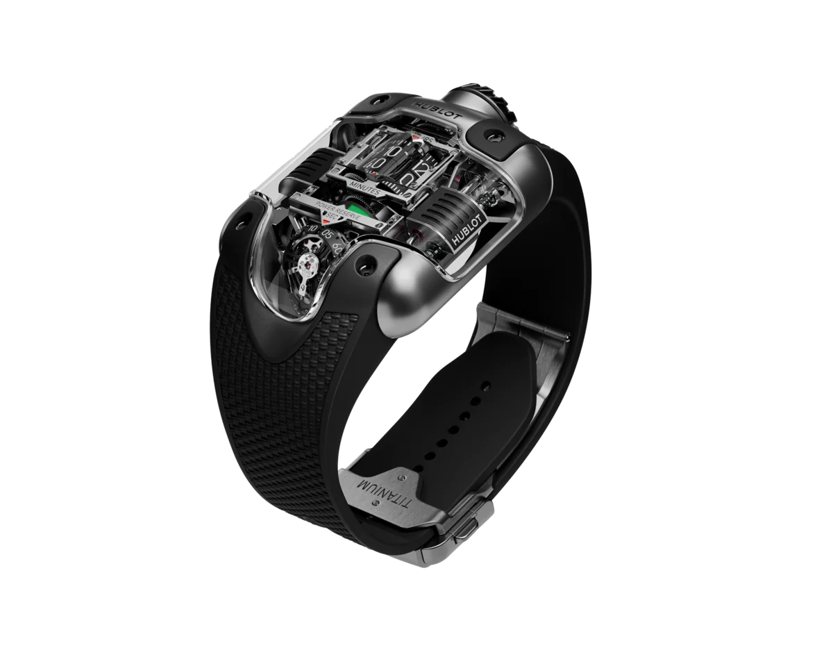 MP-10 Tourbillon Weight Energy System Titanium: Hublot watch
